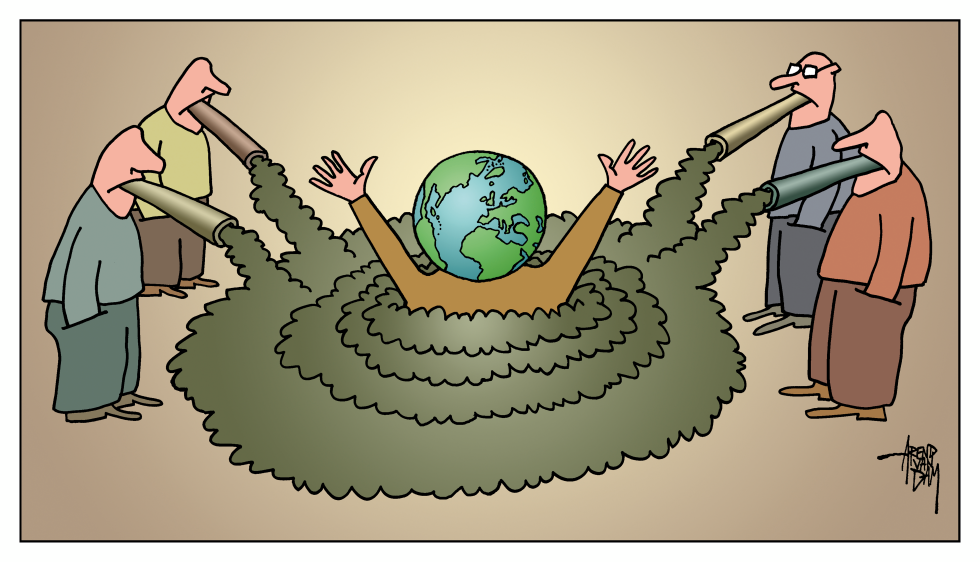 earth drowning
