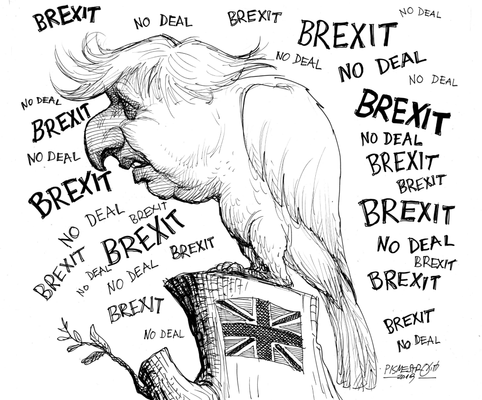 Boris Johnson talkaktive parrot