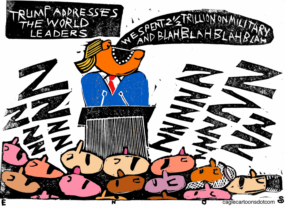  TRUMP AND WORLD LEADERS by Randall Enos