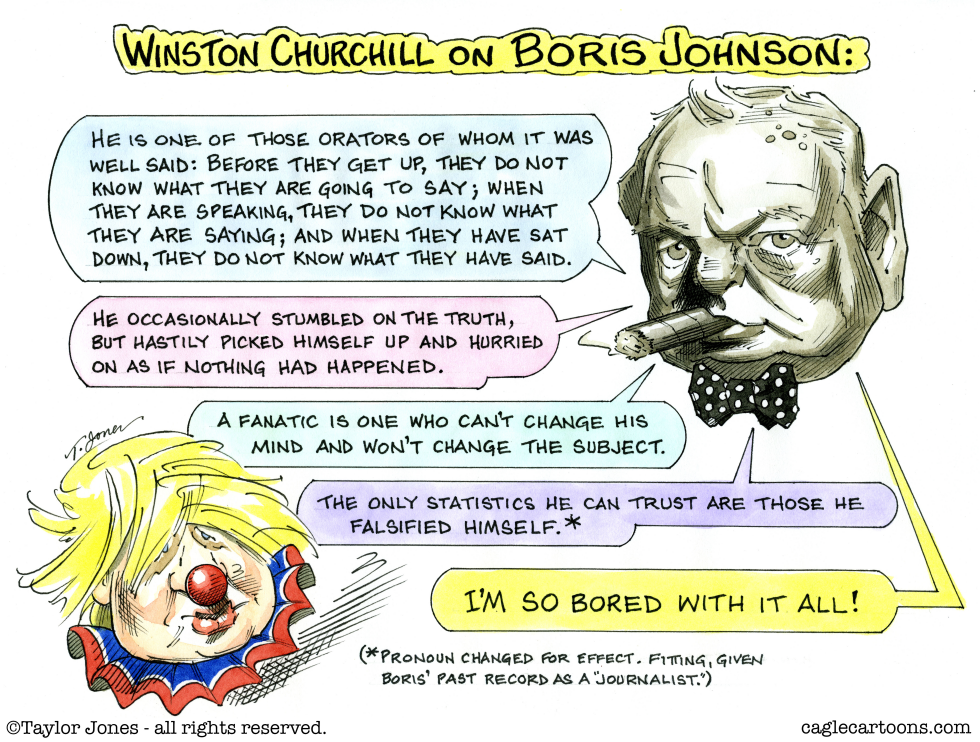  WINSTON ON BORIS by Taylor Jones