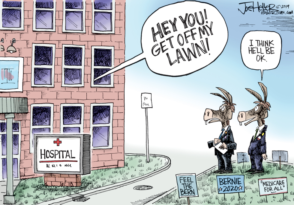 Bernie in the hospital
