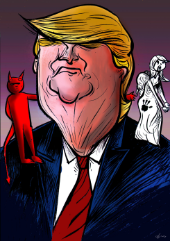 TRUMPS DEVIL MIND by Oguz Gurel
