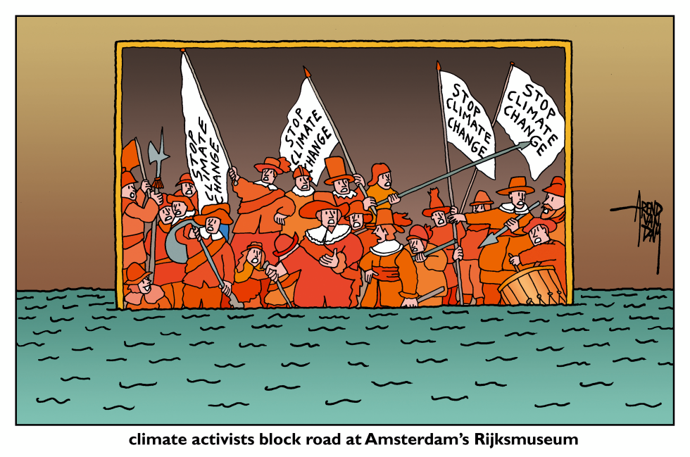 activists at Rijksmuseum Amsterdam