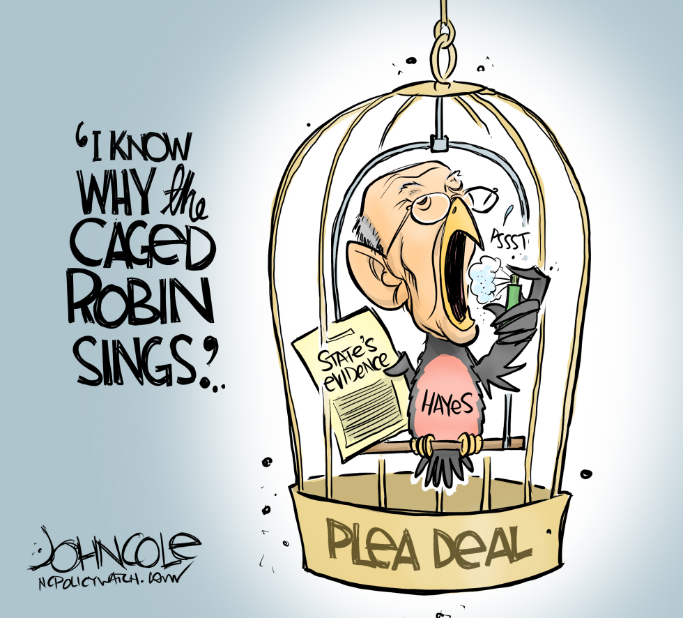  LOCAL NC ROBIN HAYES PLEA DEAL by John Cole