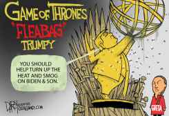 TRUMP CORRUPTION THRONE by Jeff Darcy