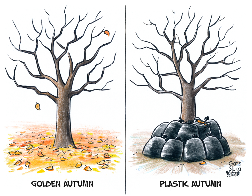  PLASTIC AUTUMN by Gatis Sluka