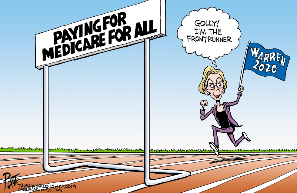  ELIZABETH WARREN'S HURDLE by Bruce Plante