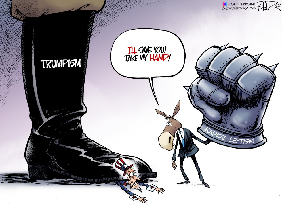  DEMOCRATS TO THE RESCUE by Nate Beeler