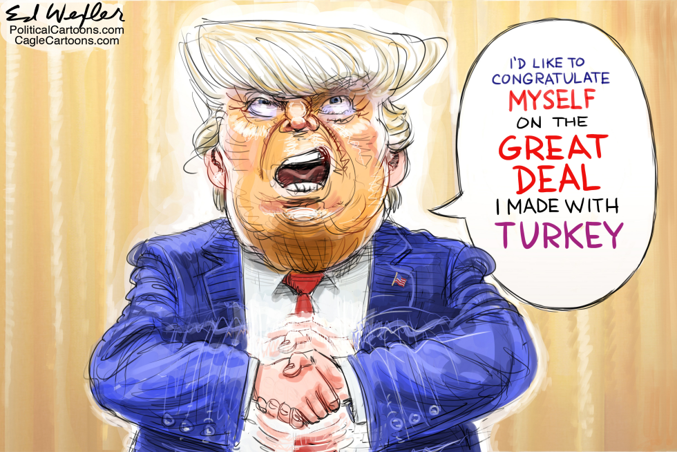 Trump Congratulates Self