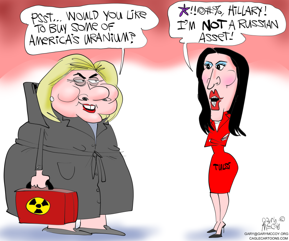  HILLARY AND TULSI by Gary McCoy