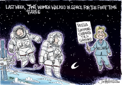 SPACE WALK by Joe Heller
