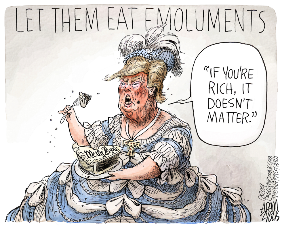  EMOLUMENTS CLAUSE by Adam Zyglis