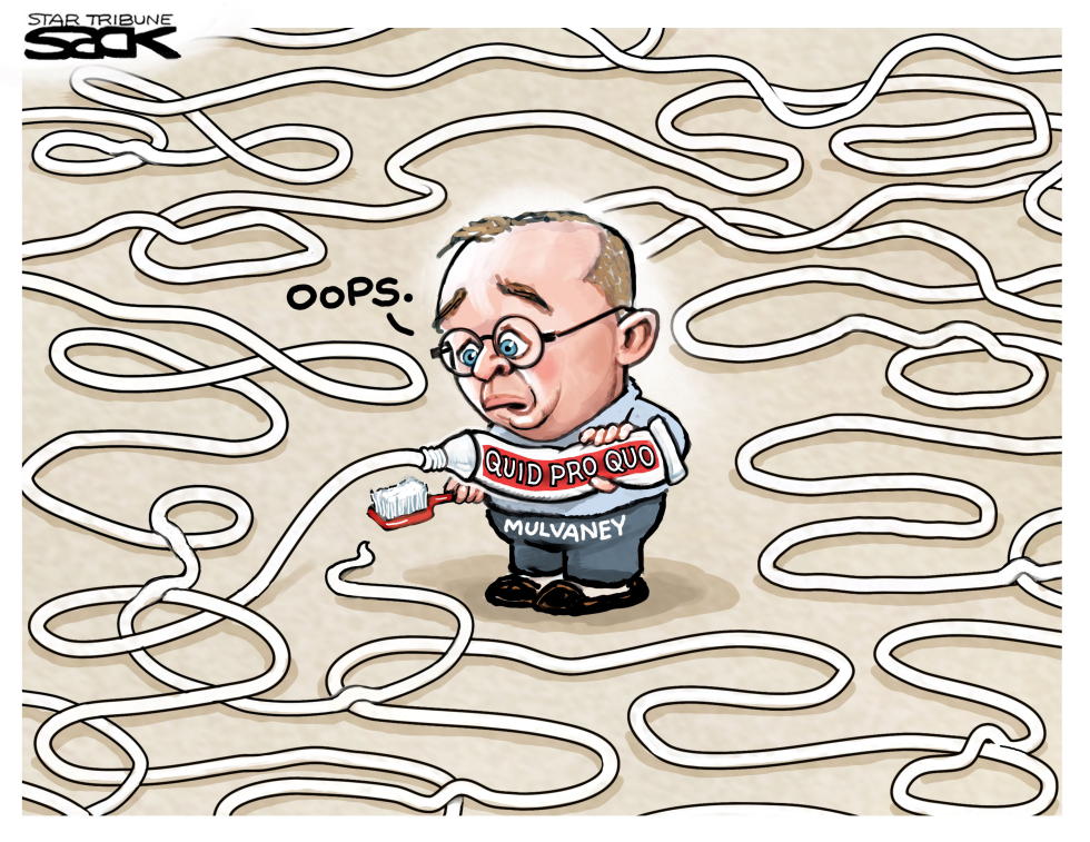  MULVANEY QUID PRO QUO by Steve Sack