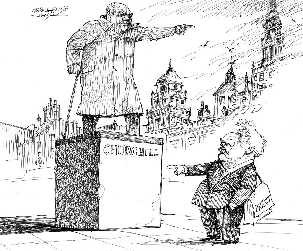 Johnson Churchill disagreement