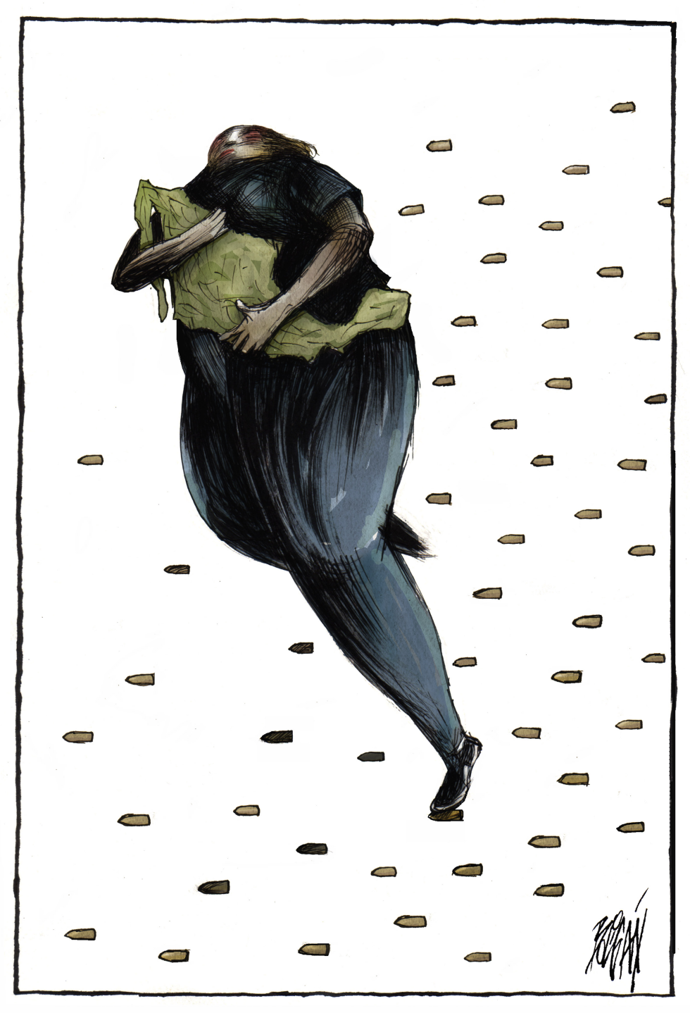  MEXICO WITH BULLETS by Angel Boligan