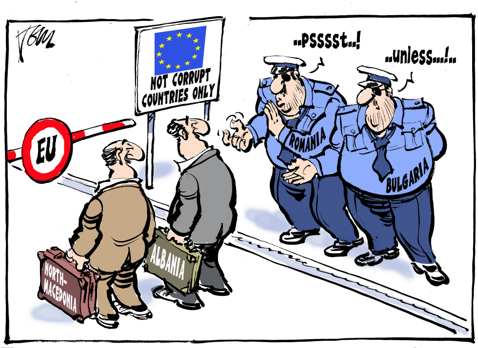 EU and North Macedonia and Albania