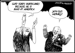 RAY NAGIN/PAT ROBERTSON by J.D. Crowe