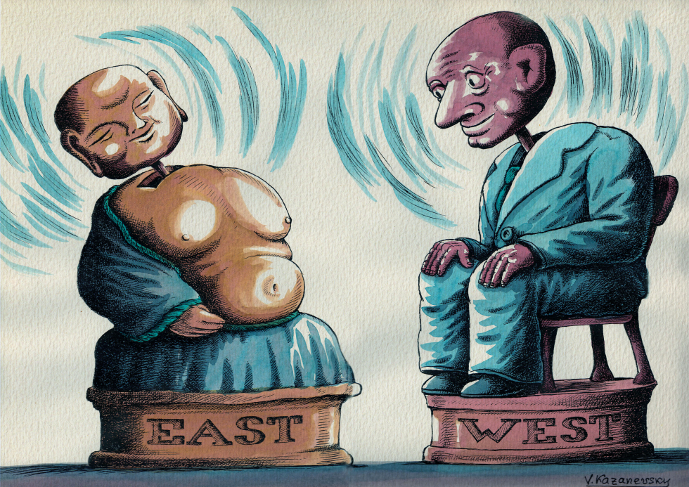 Relationship between East and West USA and China