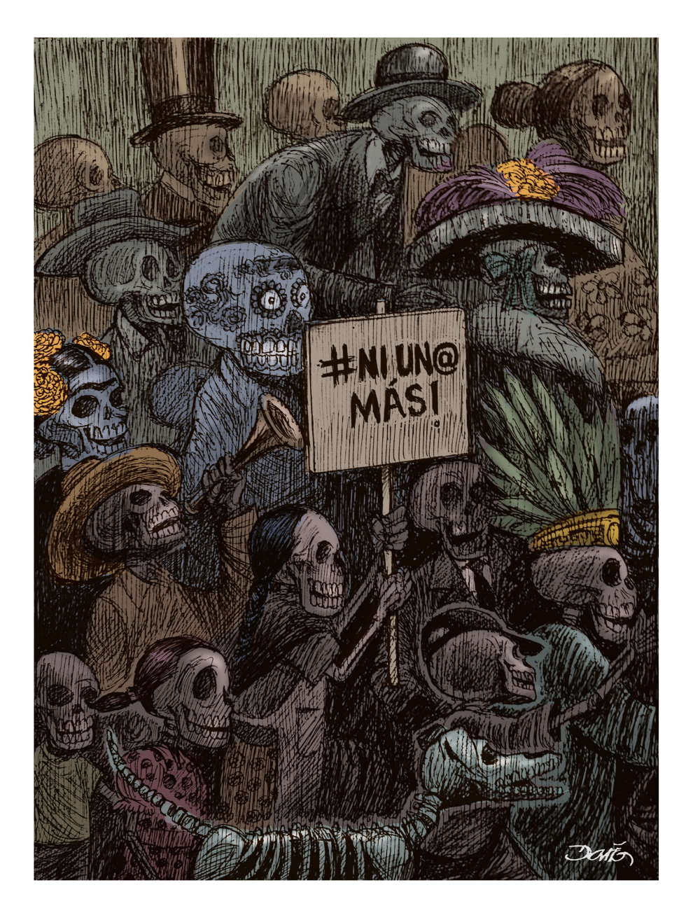  MARCHA ANTIMUERTE by Dario Castillejos