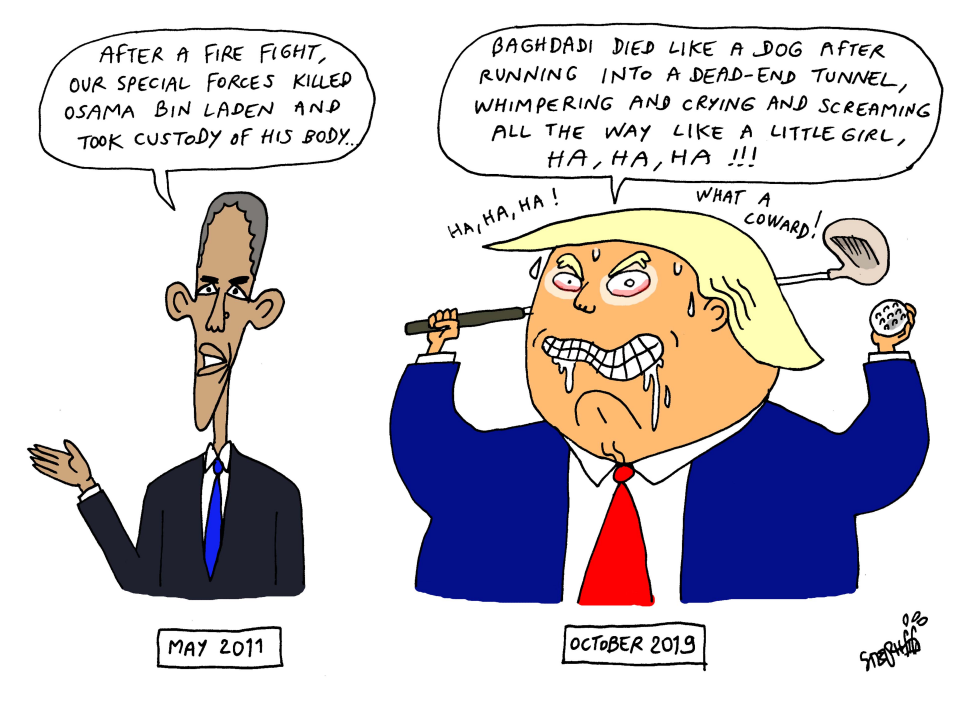 Obama's announcement vs Trump's announcement