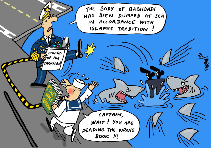 Baghdadi's boy dumped at sea