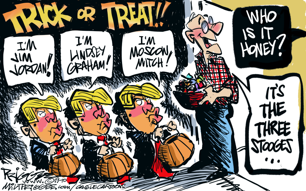  TRUMP OR TREAT by Milt Priggee