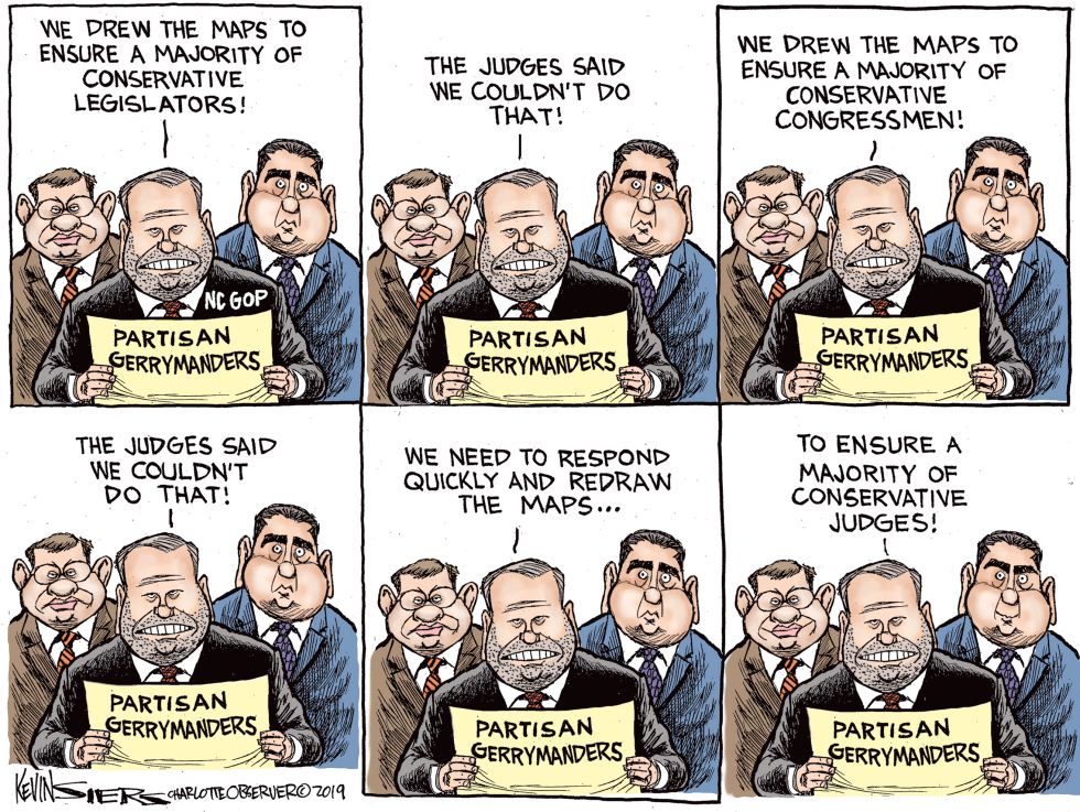  LOCAL NC PARTISAN GERRYMANDER RULING by Kevin Siers