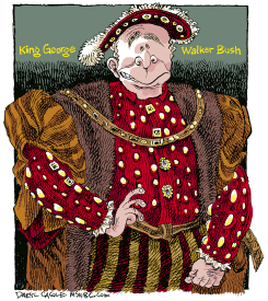 KING GEORGE by Daryl Cagle