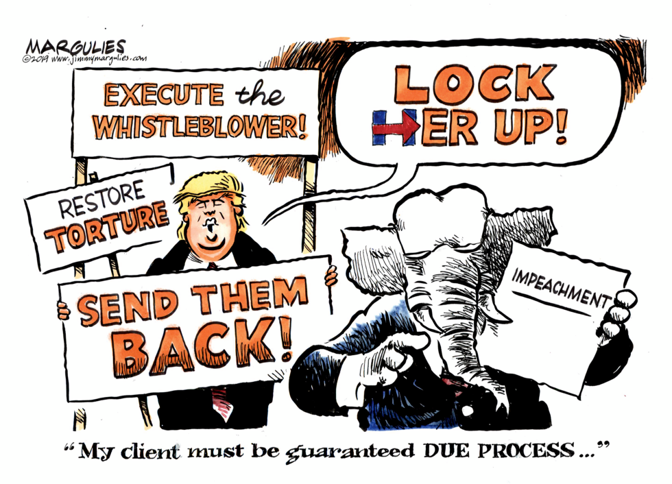 Trump wants due process in impeachment