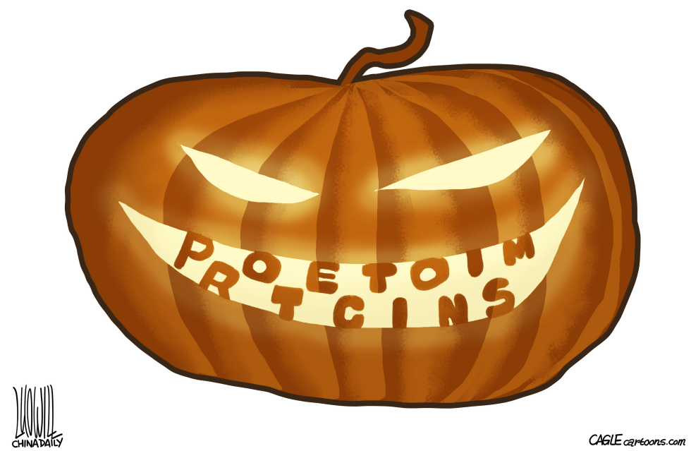  HALLOWEEN AND PROTECTIONISM by Luojie