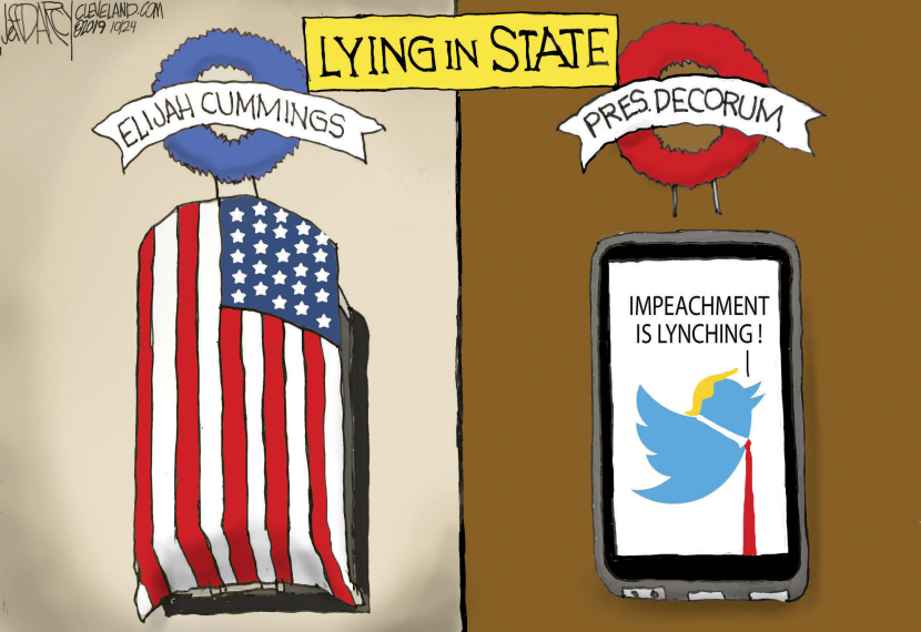 Rep Cummings Death Trump Tweet on Lynching