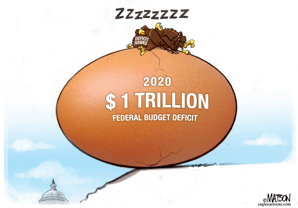 Deficit Hawks Sleep on Trillion Dollar Deficits