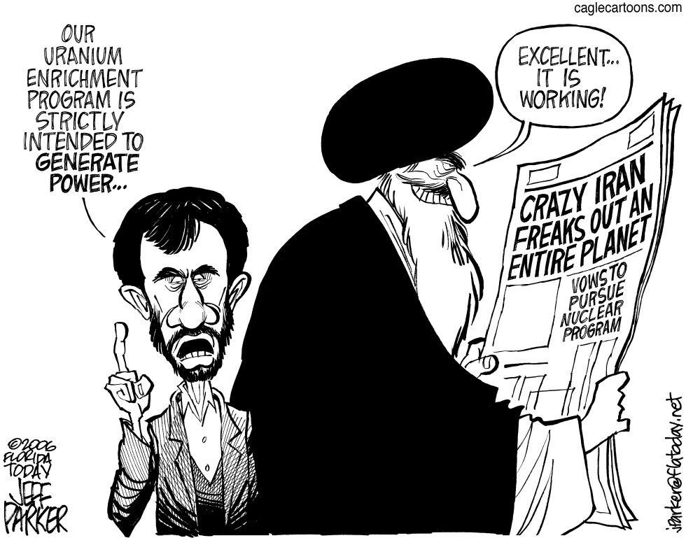 Power mad Iran