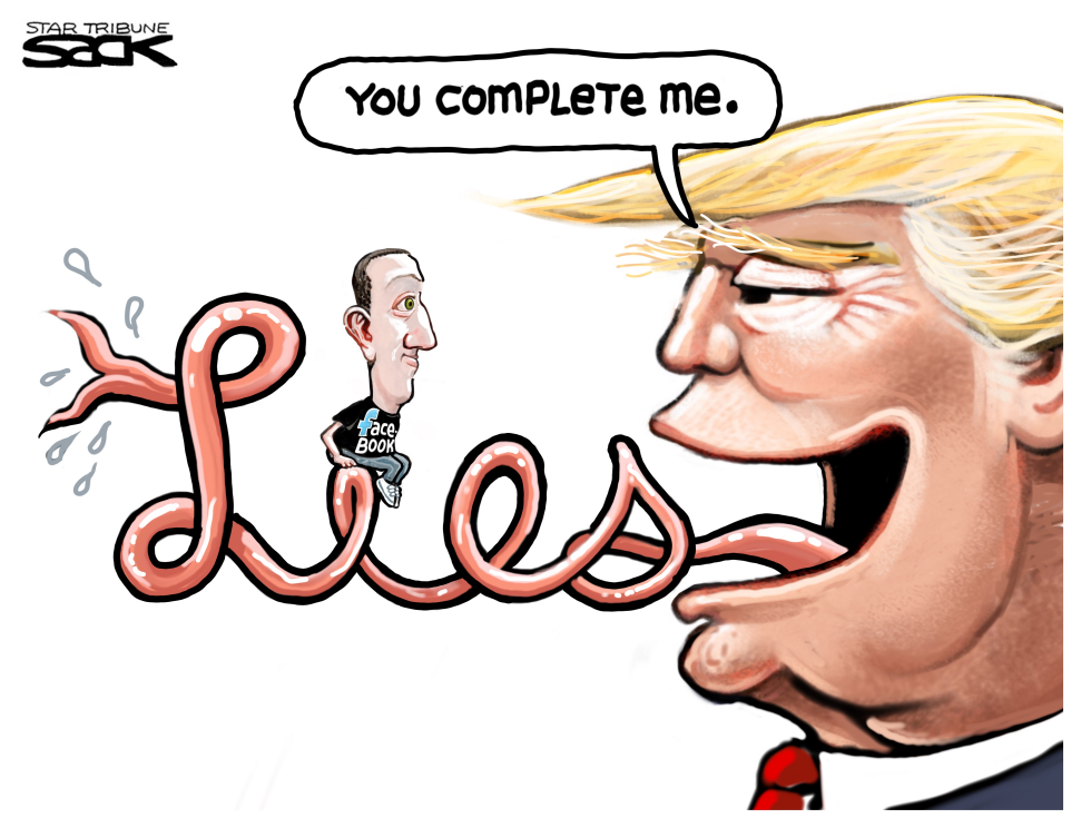  TRUMP LIE by Steve Sack