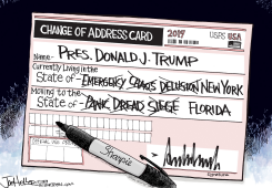 CHANGE OF ADDRESS by Joe Heller