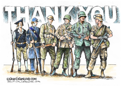 VETERANS THANK YOU by Dave Granlund