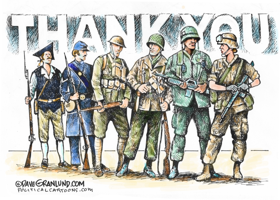  VETERANS THANK YOU by Dave Granlund