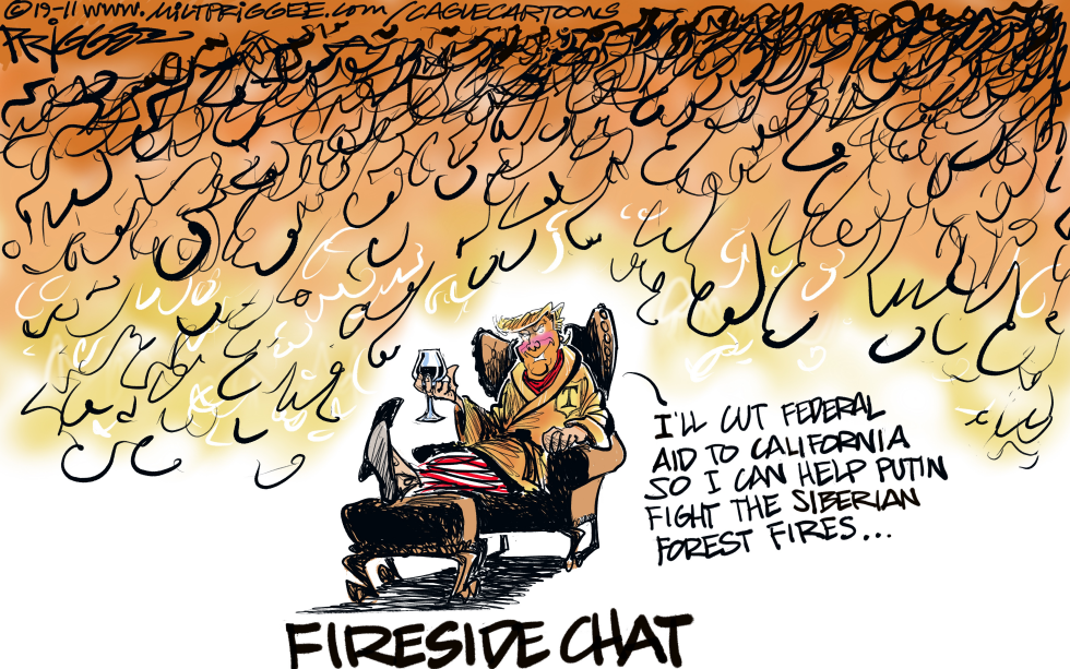  SIBERIAN FIRES by Milt Priggee