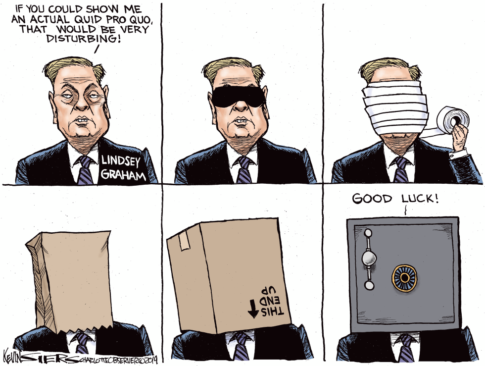 Lindsey Graham panels show growing reluctance to view impeachment evidence