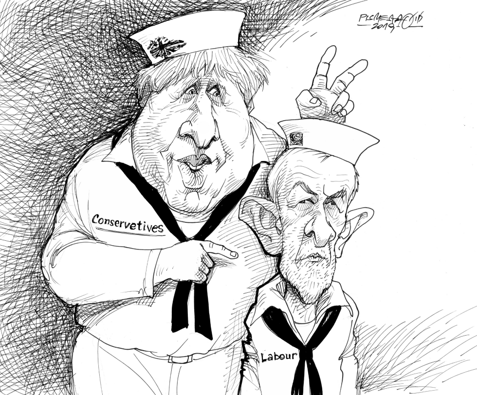 British comedy Boris Johnson Jeremy Corbyn
