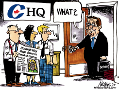 MAY RESIGNS by Steve Nease
