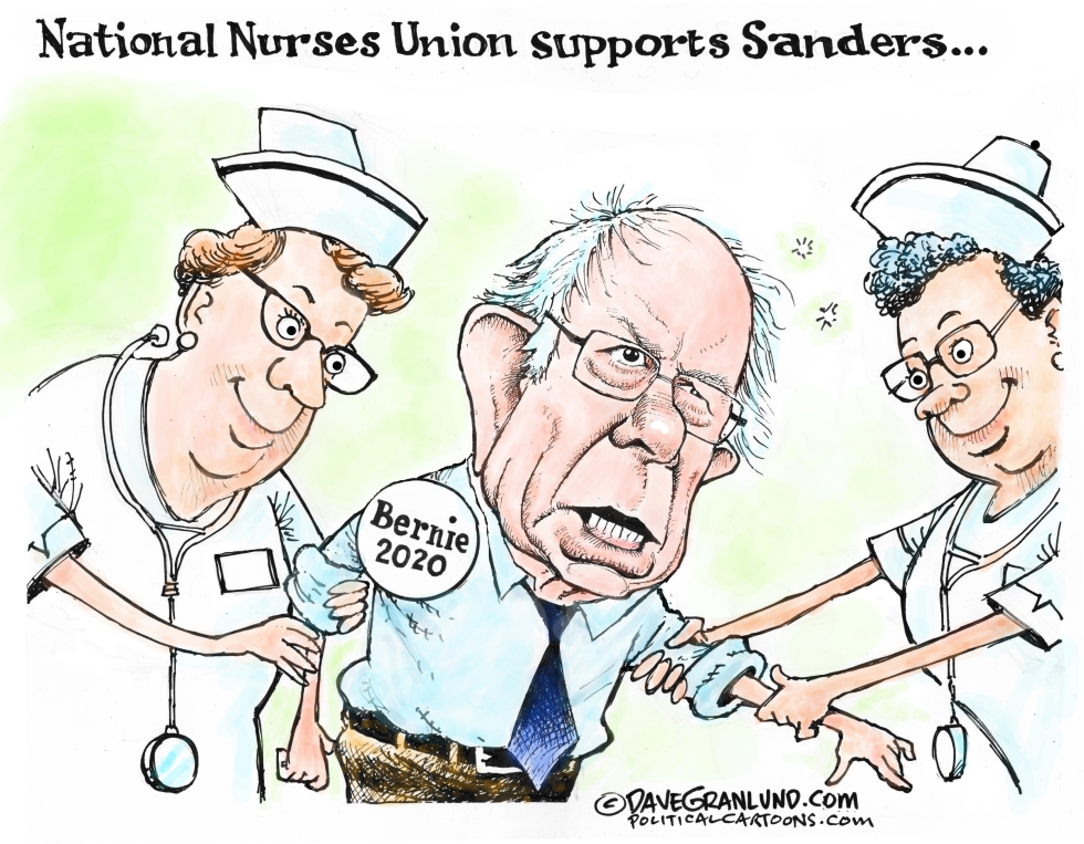 Bernie 2020 and Nurses Union