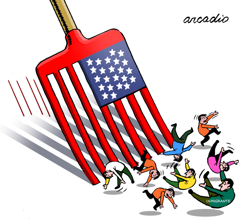 Escoba anti inmigrante