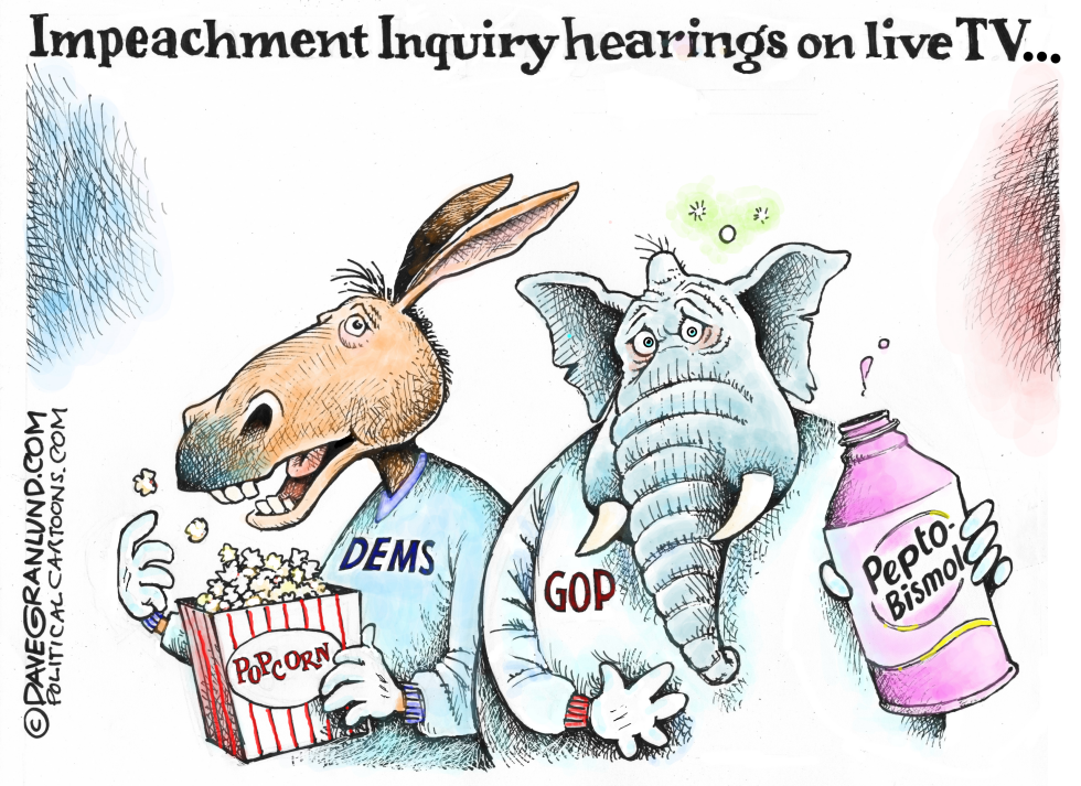 Impeachment hearings on TV
