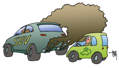 SUVS AND CLIMATE by Arend Van Dam