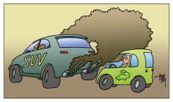 SUVS AND CLIMATE by Arend Van Dam
