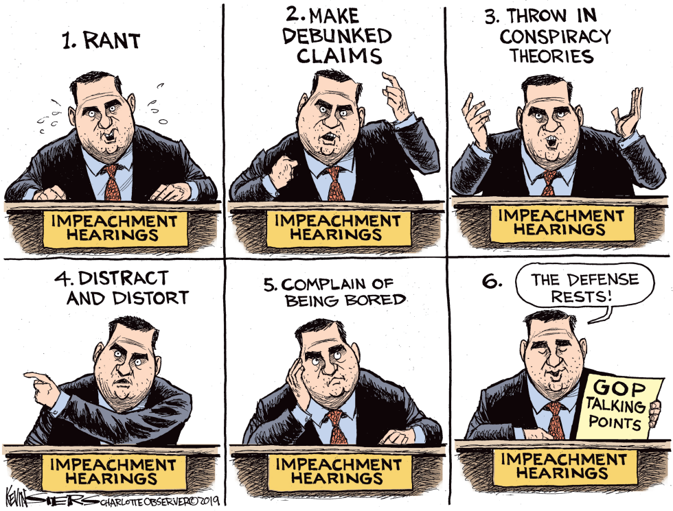 GOP IMPEACHMENT STRATEGY by Kevin Siers