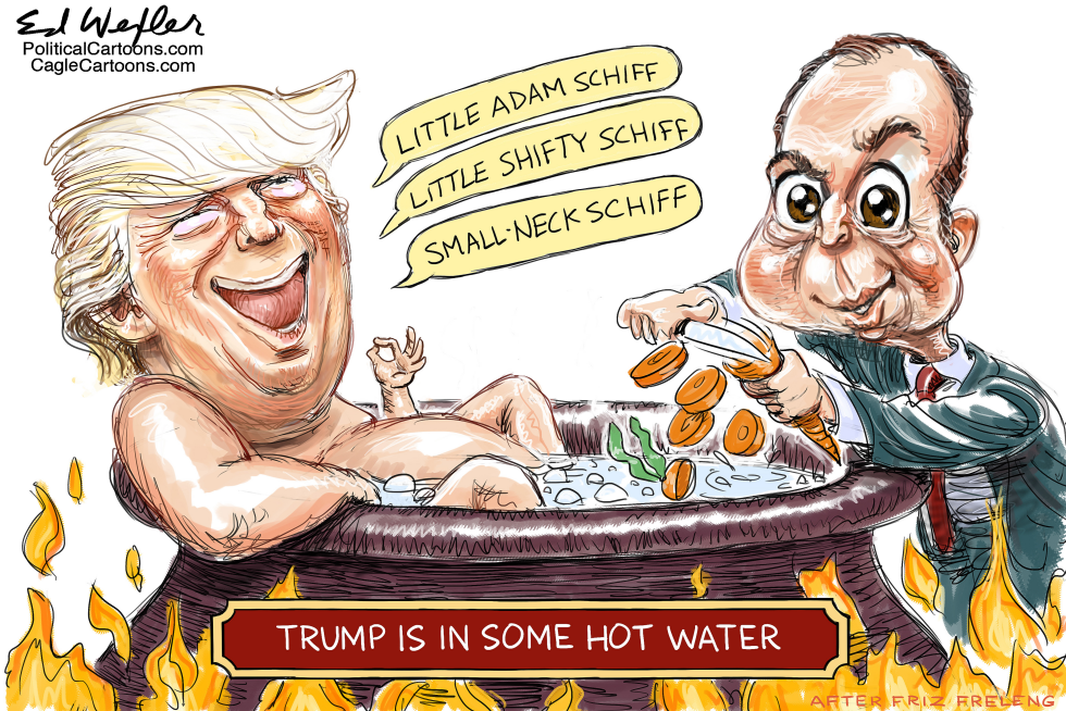  TRUMP HOT WATER by Ed Wexler