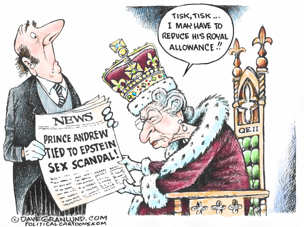  PRINCE ANDREW SCANDAL by Dave Granlund