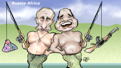 PUTIN AFRICA SUMMIT by Damien Glez